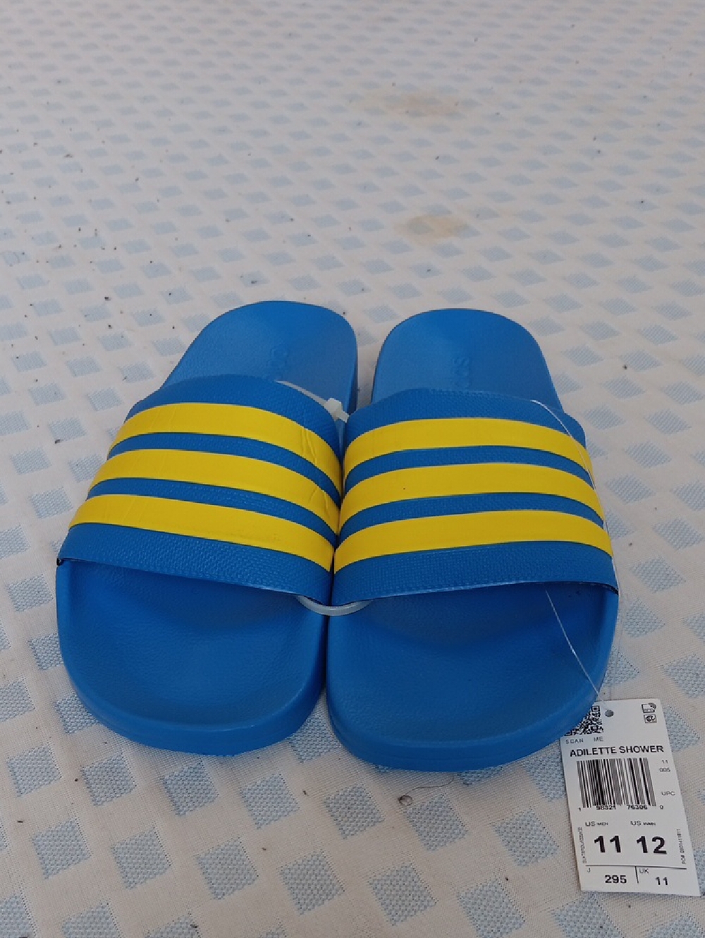 adidas Blue Shower Adilette Slide Sandals